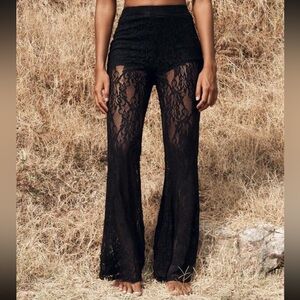 Lace pants